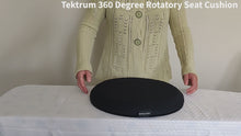Load and play video in Gallery viewer, Tektrum Orthopedic Elastic Firm Swivel Gel Seat Cushion Rotatory Chair Pad with 360 Degree Rotation for Home, Office, Chairs, Car - Relief for Sweaty Bottom, Hip Pain – Portable, Comfortable (19036)