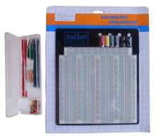 Load image into Gallery viewer, Tektrum Solderless Experiment Plug-In Breadboard Kit With Pre-Formed Solid Jumper Wires For Proto-Typing Circuit (3220 Tie-Points)
