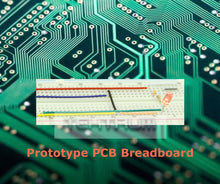 Load image into Gallery viewer, Tektrum Solderless Experiment Plug-In Breadboard Kit With Pre-Formed Solid Jumper Wires For Proto-Typing Circuit (1660 Tie-Points)
