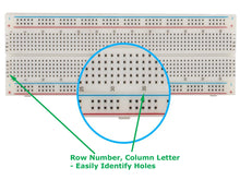 Load image into Gallery viewer, Tektrum Solderless Experiment Plug-In Breadboard Kit With Jumper Wires For Proto-Typing (830 Tie-Points)