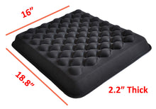Load image into Gallery viewer, Tektrum Extra Thick Cool Gel Orthopedic Seat Cushion with Massage Convexes for Wheelchair, Office, Home, Car – Relief for Sweaty Bottom, Sciatica, Coccyx, Back Pain, Tailbone Pain (TD-GS1202-BLK)