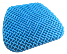 Load image into Gallery viewer, Tektrum Large Thick Orthopedic Premium Gel Seat Cushion Pad for Wheelchair, Car, Home, Office, Chairs, Travel - Relief for Sweaty Bottom, Hip Pain, Pressure Sore – Portable, Durable (TD-GS1612-BLK)