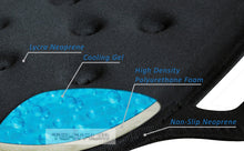 Load image into Gallery viewer, Tektrum LITE Portable Foldable Cool Gel Orthopedic Seat Cushion with Handle -Travel, Airplane, Car, Home, Office, Chairs -Relief for Tailbone, Sciatica, Back Pain, Prostate, Postnatal (TD-GS1205-BLK)