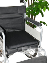 Load image into Gallery viewer, Tektrum Thick Orthopedic Premium Gel Seat Cushion Pad for Wheelchair, Car, Home, Office, Chairs, Travel - Relief for Hip Pain, Back Pain, Sweaty Bottom - Portable, Durable, Comfortable (TD-GS1703-BLK)