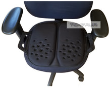 Load image into Gallery viewer, Tektrum CLASSIC Foldable Orthopedic Cool Gel Seat Cushion with Handle for Home, Office, Car, Chairs, Travel - Relief for Back, Tailbone, Sciatica, Pain/Discomfort, Promotes Healthy Posture (TD-GS1203-BLK)