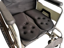 Load image into Gallery viewer, Tektrum THICK Foldable Orthopedic Cool Gel Seat Cushion with Handle for Home, Office, Chairs, Car, Travel - Relief for Back, Sciatica, Tailbone Pain/Discomfort, Promotes Healthy Posture (TD-GS1631-BLK)
