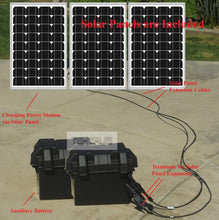 Load image into Gallery viewer, Tektrum Portable 1500w (3000w Peak) Powerpack Power Source Station, Silent Gas Free Generator with 1800Wh Battery, 300w Solar Panel - Power up Window A/C, Mini Fridge - Plug-N-Play