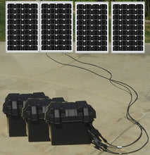 Load image into Gallery viewer, Tektrum Portable 1500w (3000w Peak) Powerpack Power Source Station, Silent Gas Free Generator with 3000Wh Battery, 400w Solar Panel - Power up Window A/C, Mini Fridge - Plug-N-Play
