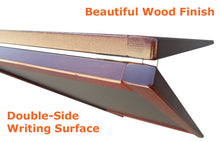 Load image into Gallery viewer, Tektrum Large Sturdy Double-Side Sidewalk Advertising A-Frame Wood Mahogany Sandwich Sign Board 20"x40", Easy Erase Writing Surface, Free Standing, For Shops Pubs - Liquid Chalk Use