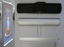 Load image into Gallery viewer, Tektrum Deluxe Large 31.5"X79" Double-Sided Retractable Banner Stand for Trade Show/Store Display
