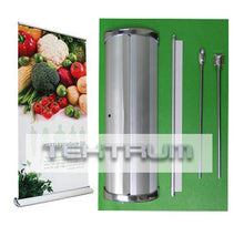 Load image into Gallery viewer, Tektrum Table-Top 8.3"X11.7" Retractable Banner Stand For Trade Show/Store Display