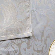Load image into Gallery viewer, Tektrum Heavy Duty Square/Rectangular Damask Jacquard Tablecloth Table Cover - Waterproof/Spill Proof/Stain Resistant/Wrinkle Free - Great for Banquet, Parties, Dinner, Kitchen, Wedding (Beige)