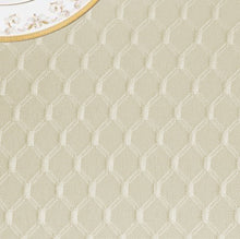 Load image into Gallery viewer, Tektrum Heavy Duty 70 inch Round Elegant Waffle Weave Check Jacquard Tablecloth Table Cover - Waterproof/Spill Proof/Stain Resistant/Wrinkle Free/Heavy Duty - Great for Dinner, Banquet, Parties, Wedding (Beige)