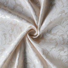 Load image into Gallery viewer, Tektrum Heavy Duty 70 inch Round Damask Jacquard Tablecloth Table Cover - Waterproof/Spill Proof/Stain Resistant/Wrinkle Free - Great for Banquet, Parties, Dinner, Kitchen, Wedding (Beige)