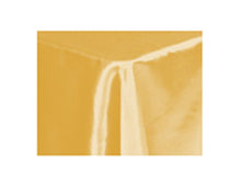 Load image into Gallery viewer, Tektrum Rectangular Silky Satin Tablecloth - Premium Fabric - Best for Wedding Party Banquet Events Restaurant Kitchen Dining Decoration - Gold Color