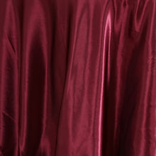 Load image into Gallery viewer, Tektrum 108 inch Round Silky Satin Tablecloth - Premium Fabric - Best for Wedding Party Banquet Events Restaurant Kitchen Dining Decoration - Burgundy Color