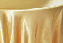 Load image into Gallery viewer, Tektrum 70inch/90inch Round Silky Satin Tablecloth - Premium Fabric - Best for Wedding Party Banquet Events Restaurant Kitchen Dining Decoration - Gold Color
