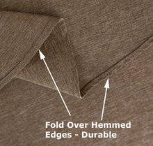 Load image into Gallery viewer, Tektrum Round Faux Linen Textured Tablecloth Table Cover - Waterproof/Spill Proof/Stain Resistant/Wrinkle Free/Heavy Duty - Great for Banquet, Parties, Dinner, Kitchen, Wedding (Flax)
