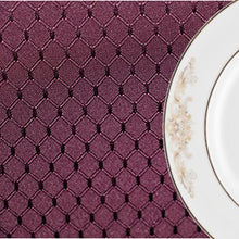 Load image into Gallery viewer, Tektrum Heavy Duty Square/Rectangular Elegant Waffle Weave Check Jacquard Tablecloth Table Cover - Waterproof/Spill Proof/Stain Resistant/Wrinkle Free/Heavy Duty - Great for Dinner, Banquet, Parties, Wedding (Burgundy)