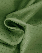 Load image into Gallery viewer, Tektrum Heavy Duty 70 inch Round Elegant Waffle Weave Check Jacquard Tablecloth Table Cover - Waterproof/Spill Proof/Stain Resistant/Wrinkle Free/Heavy Duty - Great for Dinner, Banquet, Parties, Wedding (Light Sage Green)