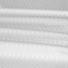 Load image into Gallery viewer, Tektrum Heavy Duty 70 inch Round Elegant Waffle Weave Check Jacquard Tablecloth Table Cover - Waterproof/Spill Proof/Stain Resistant/Wrinkle Free/Heavy Duty - Great for Dinner, Banquet, Parties, Wedding (White)