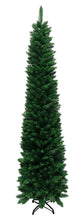 Load image into Gallery viewer, Tektrum 7-Feet Artificial Christmas Fir Pencil Tree with Tapered Branch Tips, Solid Metal Stand for Christmas/Holiday/Party - Slim Slender Tree for Tight Spaces (SYCT-1610D-17)