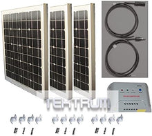 Load image into Gallery viewer, Tektrum Universal 90 watt 90w 36v Solar Panel Battery Charger Kit for Golf Cart - Charge While Driving, Save Electricity Bill, Extend Battery Life, Emergency