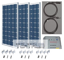 Load image into Gallery viewer, Tektrum Universal 750 watt 750w 36v Solar Panel Battery Charger Kit for Golf Cart - Charge While Driving, Save Electricity Bill, Extend Battery Life, Emergency