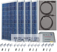 Load image into Gallery viewer, Tektrum Universal 400 watt 400w 48v Solar Panel Battery Charger Kit for Golf Cart - Charge While Driving, Save Electricity Bill, Extend Battery Life, Emergency