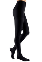 Load image into Gallery viewer, Tektrum Waist High Firm Opaque Graduated Compression Pantyhose Medical Stockings 20-30mmhg For Men And Women - Closed Toe (Black)