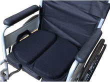 Load image into Gallery viewer, Tektrum Foldable Thick Orthopedic Elastic Gel Seat Cushion with Handle for Home, Office, Car, Chairs, Travel - Relief for Sweaty Bottom, Back, Sciatica Pain, Promotes Healthy Posture (TD-GS1704-BLK)