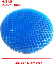 Load image into Gallery viewer, Tektrum Orthopedic Elastic Firm Swivel Gel Seat Cushion Rotatory Chair Pad with 360 Degree Rotation for Home, Office, Chairs, Car - Relief for Sweaty Bottom, Hip Pain – Portable, Comfortable (19036)