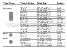 Load image into Gallery viewer, Tektrum Rectangular Silky Satin Tablecloth - Premium Fabric - Best for Wedding Party Banquet Events Restaurant Kitchen Dining Decoration - Royal Blue Color