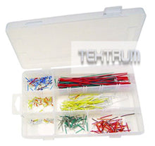 Load image into Gallery viewer, Tektrum Solderless Experiment Plug-In Breadboard Kit With Pre-Formed Solid Jumper Wires For Proto-Typing Circuit (4660 Tie-Points)