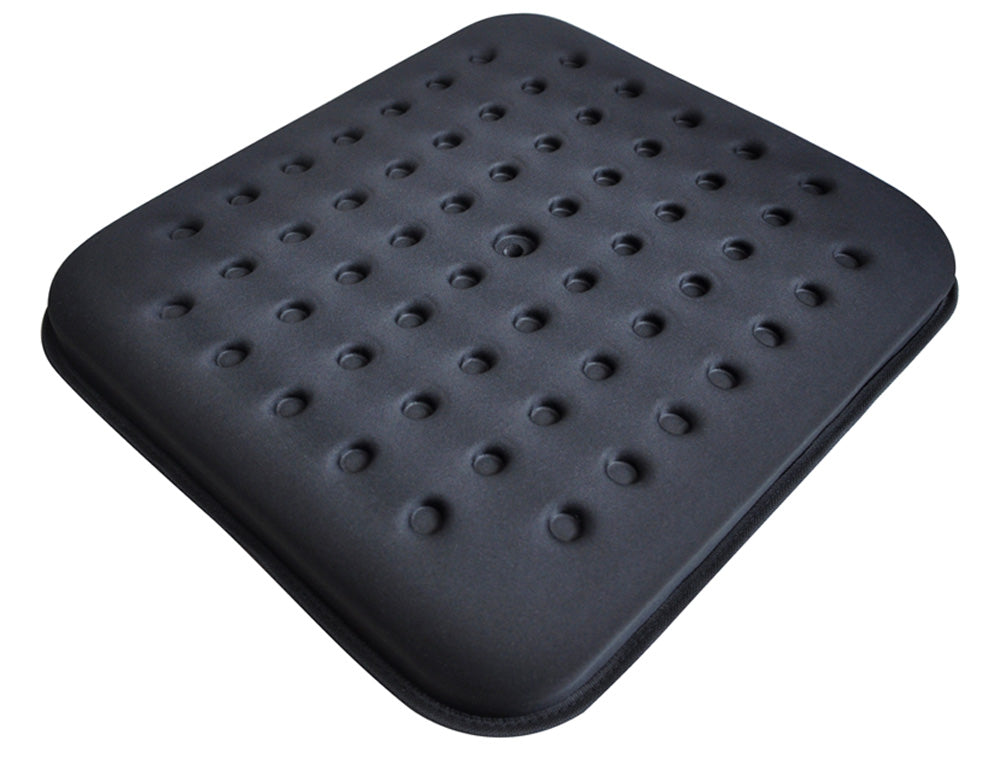 Tektrum Thick Orthopedic Cool Gel Seat Cushion with Cooling Vents for Wheelchair, Office, Home, Car – Relief for Back Pain, Sciatica, Prostate, Tailbone, Postnatal and Postoperative Pain (TD-GS1201-BLK)