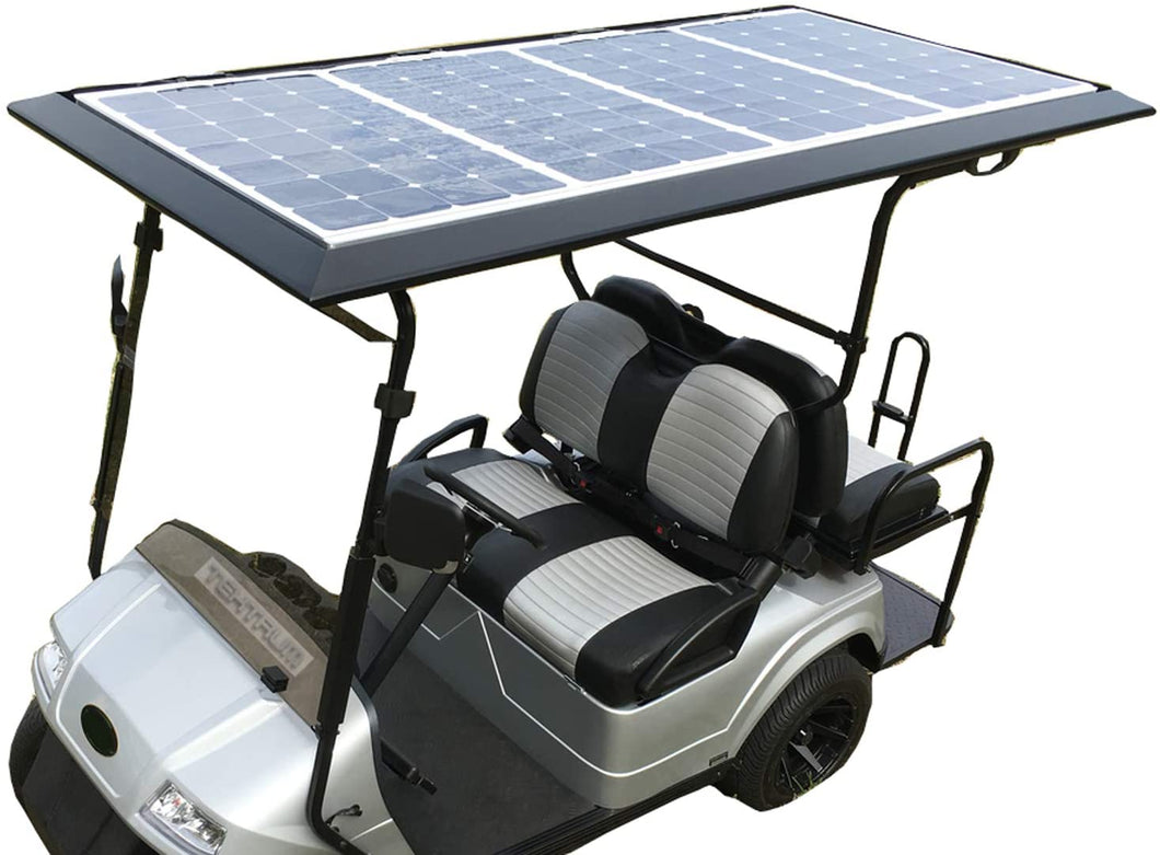 Tektrum Universal 120 watt 120w 48v Solar Panel Battery Charger Kit for Golf Cart - Charge While Driving, Save Electricity Bill, Extend Battery Life
